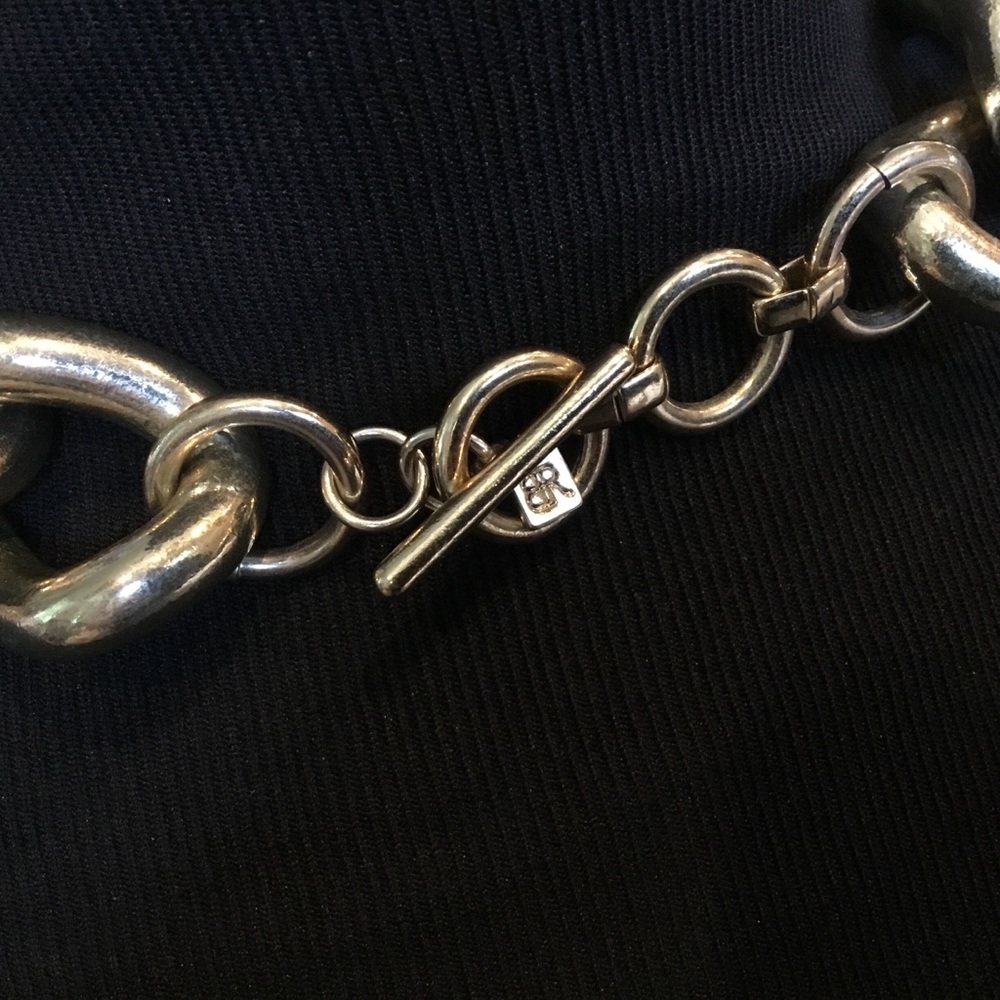 BANANA REPUBLIC Gold Chunky Chain Necklace - Women Jewelry - Picture 6 of 6